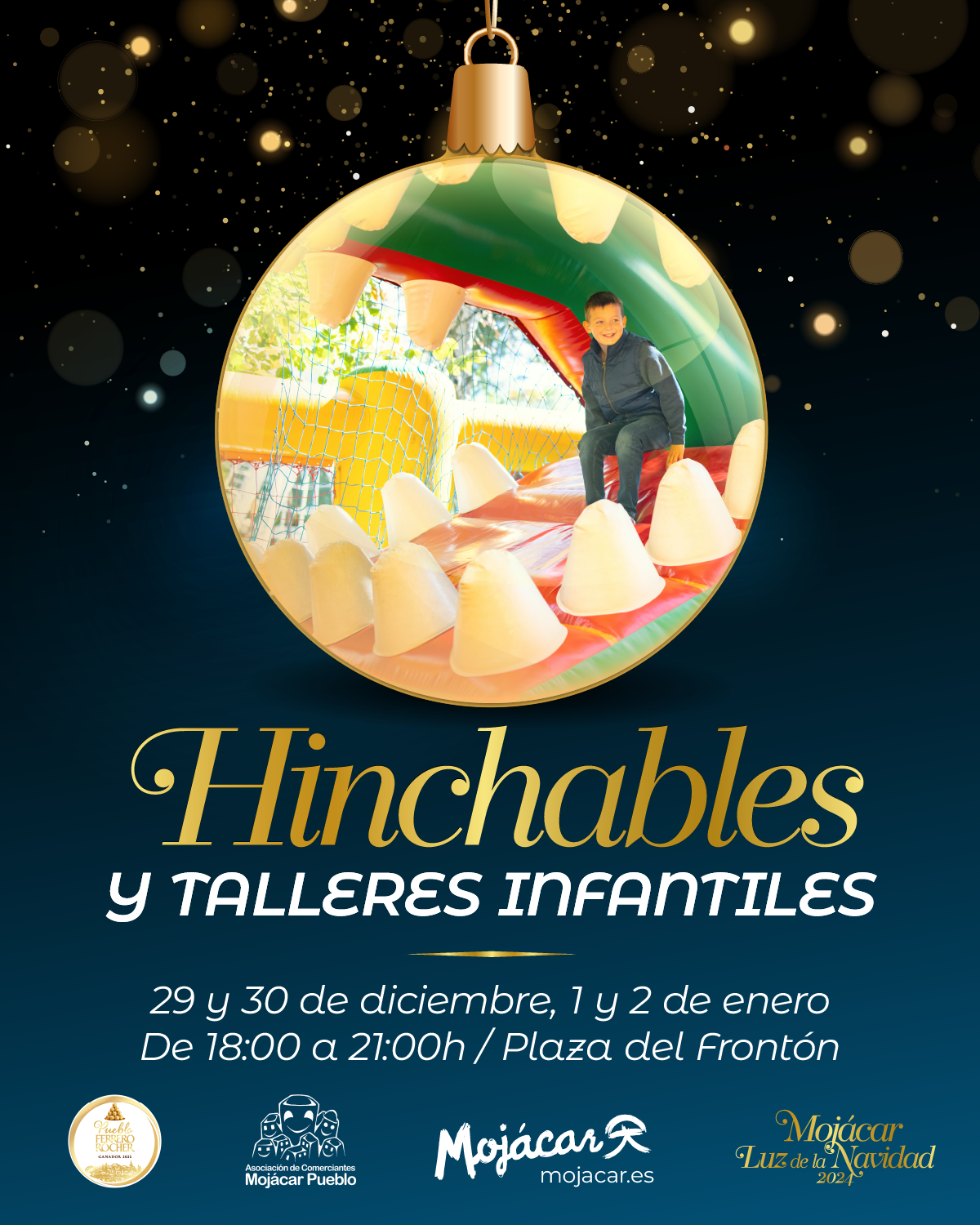 Hinchables y talleres infantiles